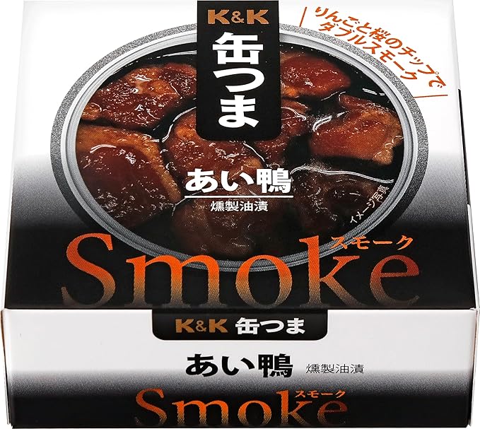 国分 K&K 缶つまsmoke あい鴨 70g×2袋